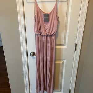 NWT Olivia Rae Dusty Rose midi length dress - M
